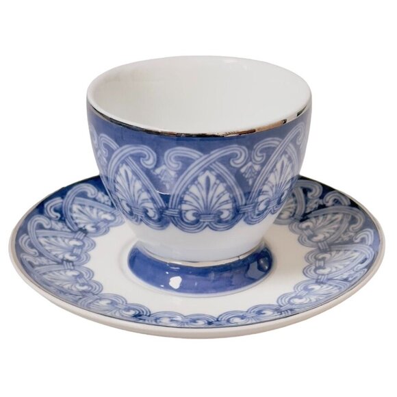 BOMBAY COMPANY Cup and Saucer Set Coffee or Tea Set - Picture 3 of 7